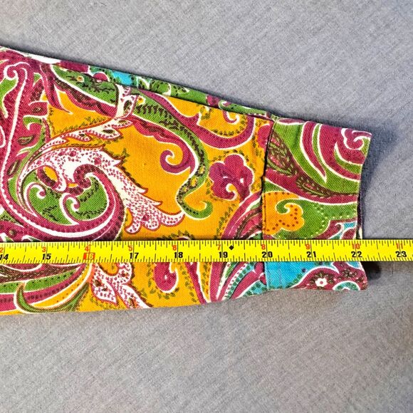 VTG Carrie Allen Paisley Beaded Sequin Denim Jacket Womens Medium Cotton Boho - Picture 11 of 14